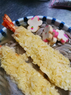海老天だけの年越し蕎麦です-レシピのメイン写真