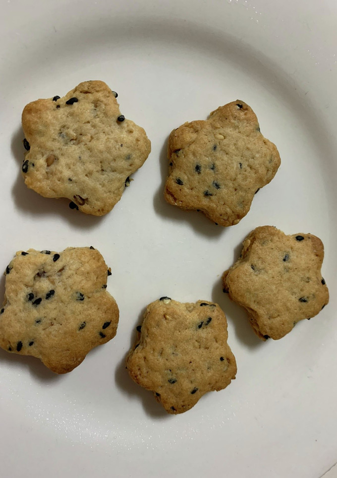 全粒粉ごまいっぱいクッキー-レシピのメイン写真