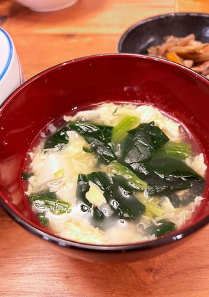 ほうれん草のかき玉汁-レシピのメイン写真