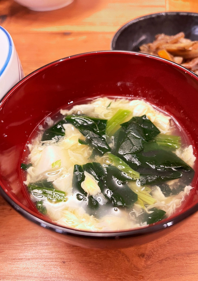 ほうれん草のかき玉汁-レシピのメイン写真