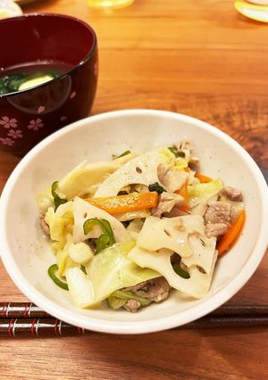 大葉入りでサッパリ☆肉野菜炒め-レシピのメイン写真