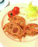 照り焼き味★れんこんの挟みハンバーグ