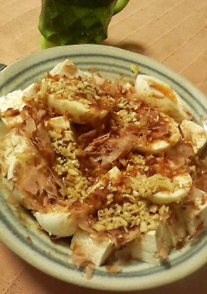 ゆでたまごと豆腐のサラダ-レシピのメイン写真