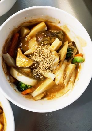 レンジお節余り食材でコク旨オイ野菜炒め-レシピのメイン写真