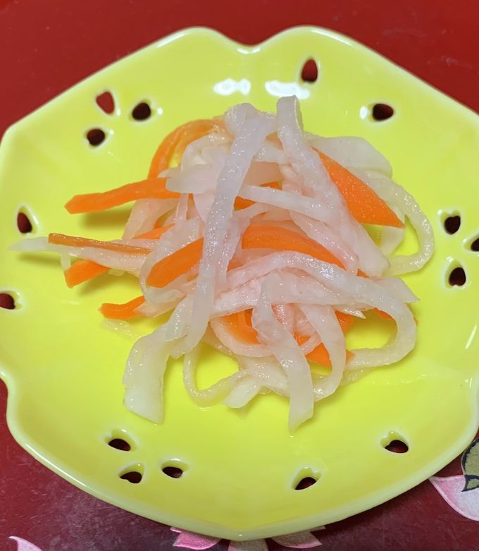 紅白なます by 西会津食改100 【クックパッド】 簡単おいしいみんなの