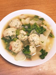 大根と鶏団子の梅煮込みスープ-レシピのメイン写真