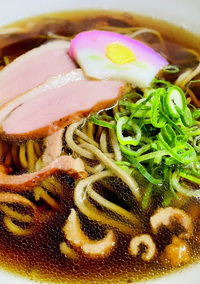 【鴨だし蕎麦】合鴨スモーク切れ端で〜-レシピのメイン写真