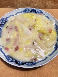 白菜とベーコンのクリーム煮-レシピのメイン写真
