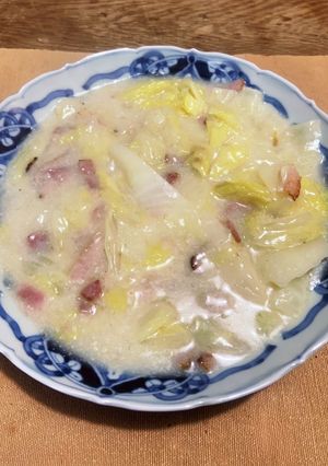 白菜とベーコンのクリーム煮-レシピのメイン写真