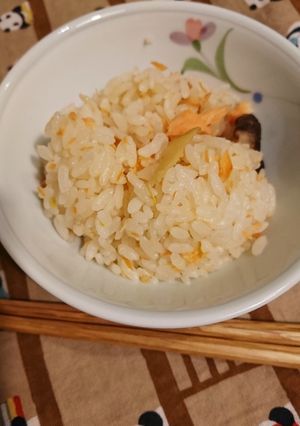 鮭と柚子の炊き込みご飯-レシピのメイン写真