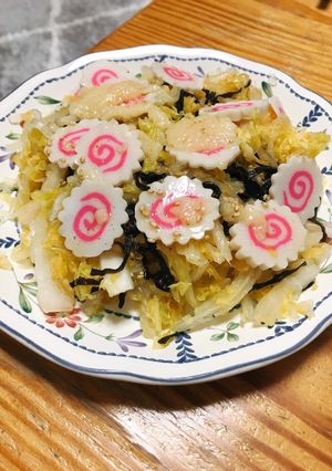 白菜と塩昆布サラダ-レシピのメイン写真