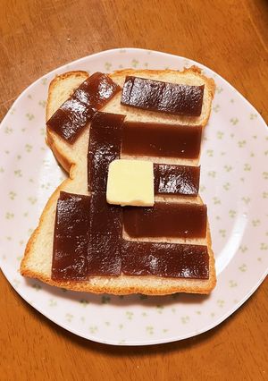 あんバタトースト-レシピのメイン写真
