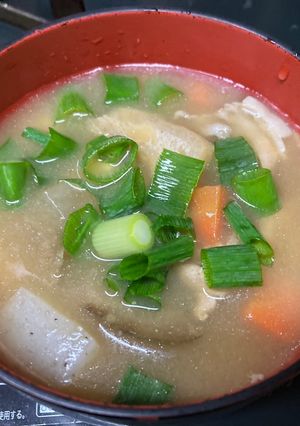 ホッコリかんたん我が家の豚汁-レシピのメイン写真