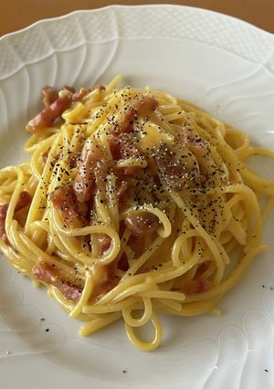 濃厚カルボナーラ イタリア風-レシピのメイン写真