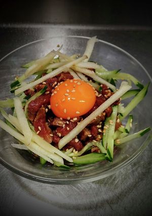 謎肉の焼肉ダレ和えw❨(@≧↺≦@)❩ノ-レシピのメイン写真