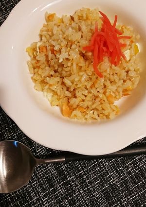 鮭と柚子の炒飯-レシピのメイン写真
