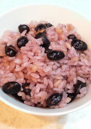 もち麦入り★黒豆ご飯-レシピのメイン写真