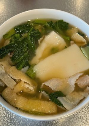 うちのお雑煮 しょうゆ味 豚こま 小松菜-レシピのメイン写真