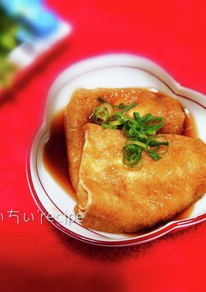 年越しそばにも♡ レンチンお揚げさん-レシピのメイン写真
