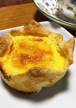 KALDI杏仁豆腐で簡単エッグタルト-レシピのメイン写真