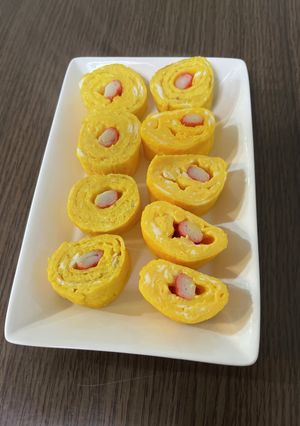 卵焼き（カニカマ入り）-レシピのメイン写真