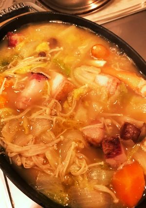 ソーセージとベーコンの白菜ポトフ-レシピのメイン写真