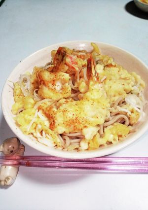 鶏ガラ使用❣家の本格的なつゆの年越しそば-レシピのメイン写真