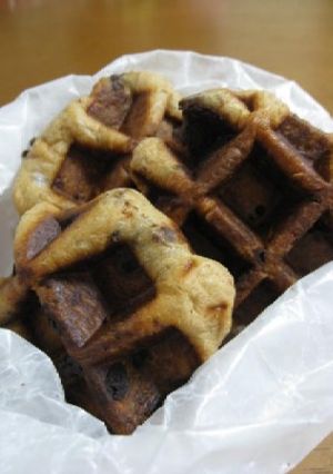 ワッフル ヨーグルトでカロリー抑えめ♪-レシピのメイン写真