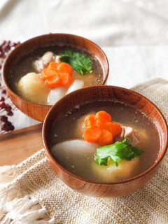 お豆腐がお餅の代わりに!ヘルシーお雑煮-レシピのメイン写真