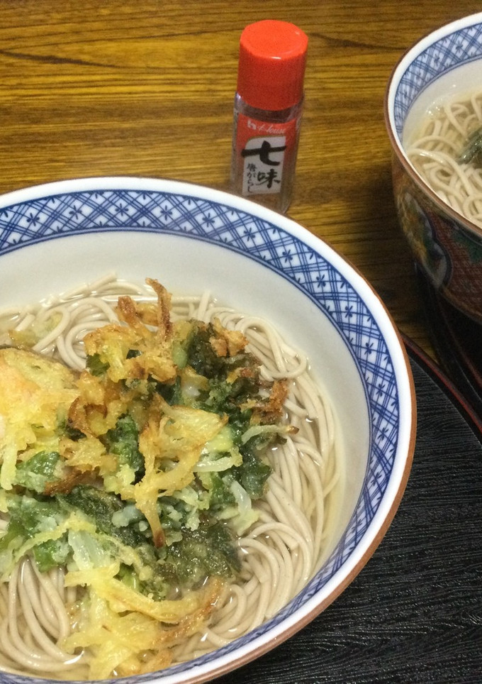 年越し蕎麦　我が家の野菜のかき揚げ-レシピのメイン写真