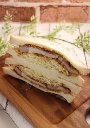 簡単！揚げない煮カツサンド-レシピのメイン写真