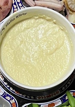 豆腐入チーズフォンデュ風ディップ-レシピのメイン写真