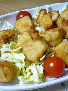 野菜もすすむ♪鶏唐揚げの甘酢がけ-レシピのメイン写真