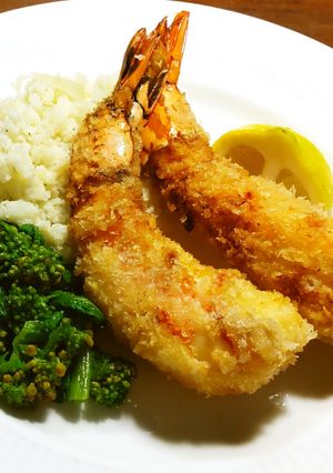 今年のお節はジャンボ海老フライ-レシピのメイン写真