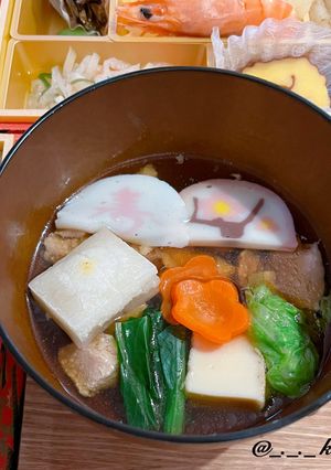 簡単関東風雑煮2023覚書-レシピのメイン写真