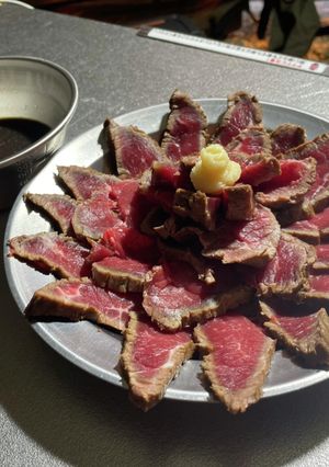 キャンプに！簡単、牛のタタキ-レシピのメイン写真