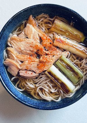 鶏や鴨やの南蛮そば-レシピのメイン写真