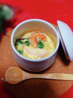 おせちの残りでレンチン茶碗蒸し-レシピのメイン写真