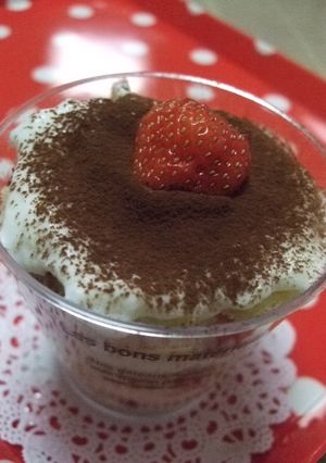 ティラミス風！？いちごヨーグルト♪-レシピのメイン写真