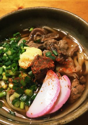 癖になる旨さ☆北九州小倉名物肉肉うどん♪-レシピのメイン写真