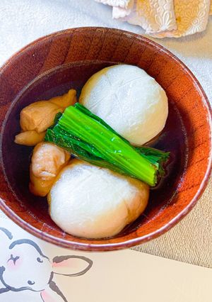 お正月の定番！基本のお雑煮-レシピのメイン写真