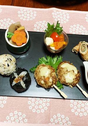 お正月おもてなし♡豆腐ハンバーグプレート-レシピのメイン写真