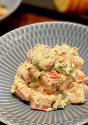 【簡単】葱入り明太カニカマ-レシピのメイン写真