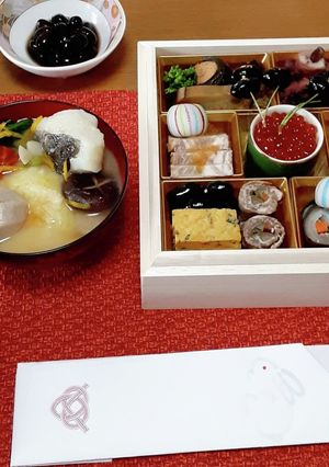 雑煮　大晦日に準備して元旦～味噌汁～楽々-レシピのメイン写真