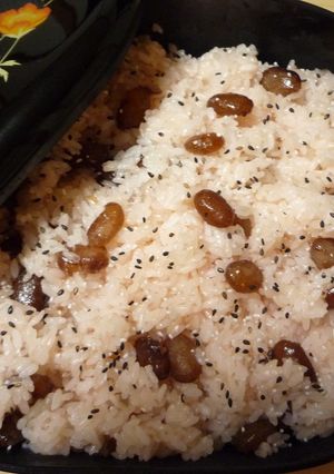 北海道~お祝いの甘納豆赤飯！-レシピのメイン写真