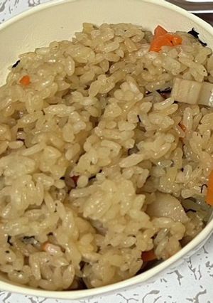 炊飯器におまかせ 五目ご飯-レシピのメイン写真