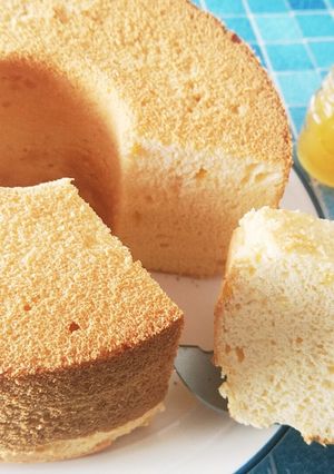 ゆずジャム・シフォンケーキ-レシピのメイン写真
