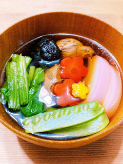 簡単!我が家のお雑煮関東風-レシピのメイン写真