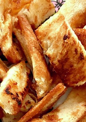 パン耳ソースラスク(お好み焼き風も)-レシピのメイン写真