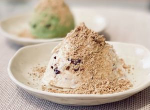 ＊かりんとうと胡桃と黄粉の和風アイス＊-レシピのメイン写真